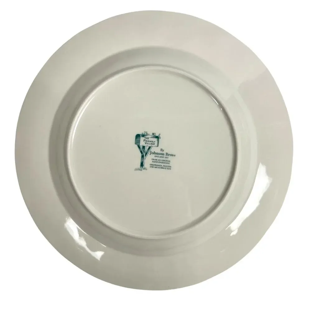 Johnson Bros Friendly Village England Vintage The Old Mill Plate-10.5